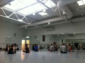 Alfonso y Chema en la Escuela de Danza de Víctor Ullate.